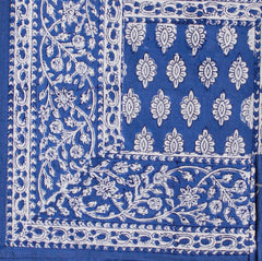 Set 4 Servilletas sello azul