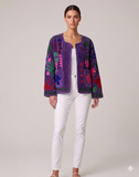 Saco Velvet bordado