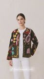 Saco Velvet bordado