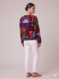 Saco Velvet bordado