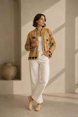 Saco Velvet Bordado
