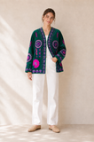 Saco Velvet Bordado