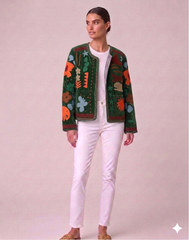 Saco Velvet bordado