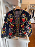 Saco Velvet Bordado