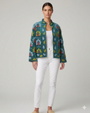 Saco Velvet bordado
