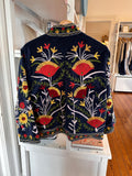 Saco Velvet Bordado