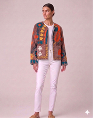 Saco Velvet bordado