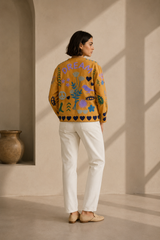 Saco Velvet Bordado