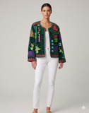 Saco Velvet bordado