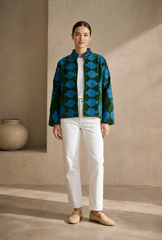 Saco Velvet Bordado