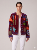 Saco Velvet bordado