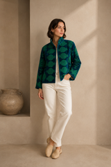 Saco Velvet Bordado