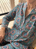 Pijama Mandala turquesa