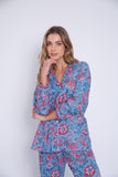 Pijama turquesa francia