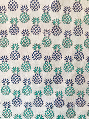 Camisa Teo ananá azul y Verde
